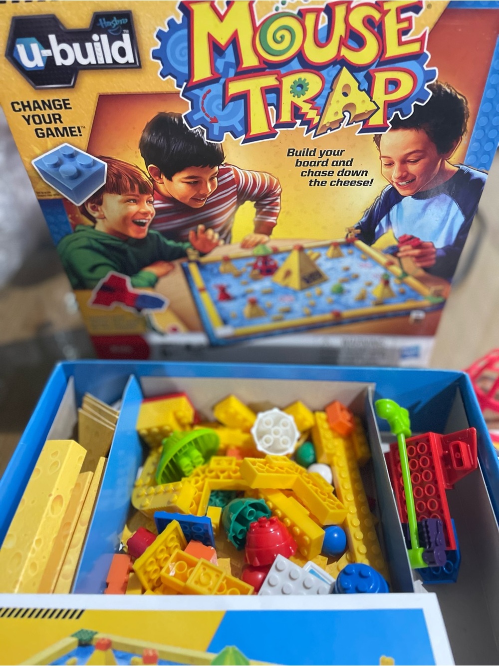 THREE games: Hasbro Mouse Trap U-Build, Sorry! U-Build, Guess Who? Guessing Game
